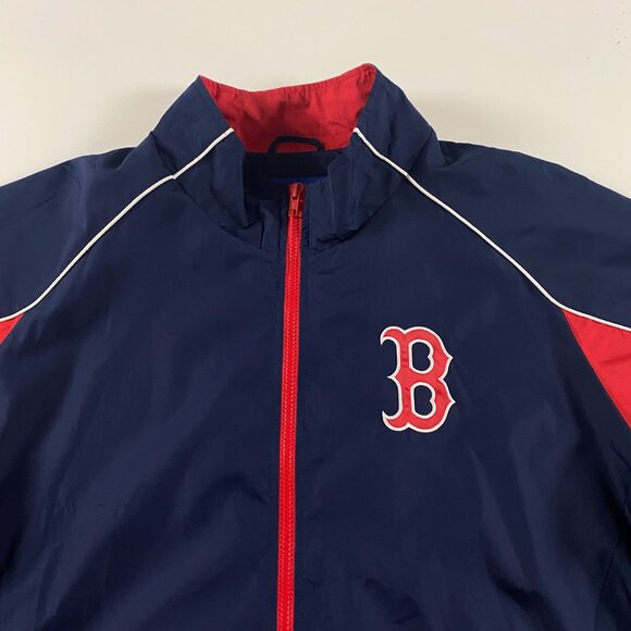 Boston Red Sox Reebok Jacket Men's 2XL Windbreaker Full Zip - Picture 3 of 11